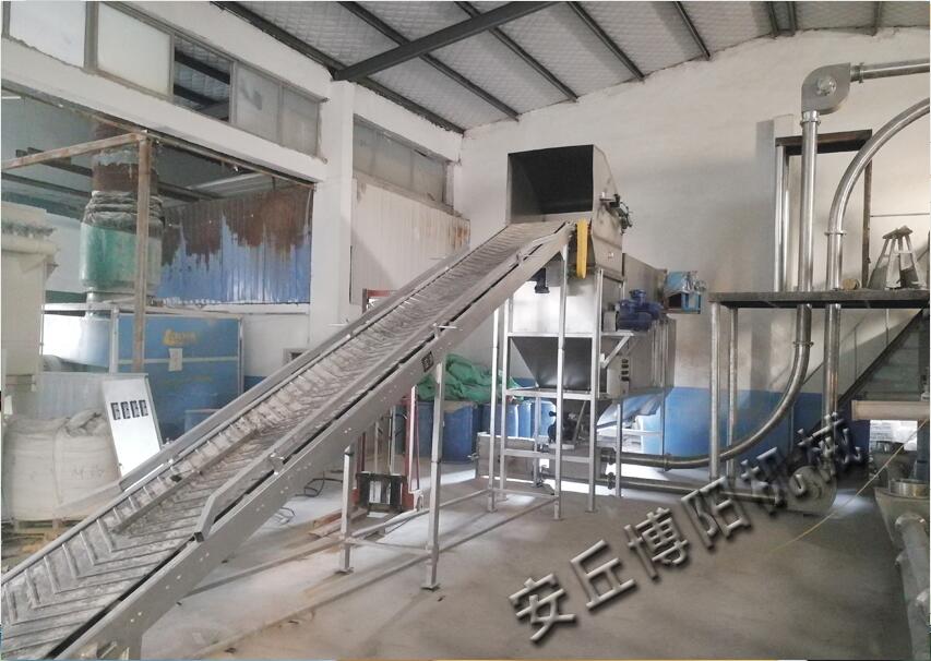 硫磺粉用自動(dòng)拆包機(jī)拆完如何處理？