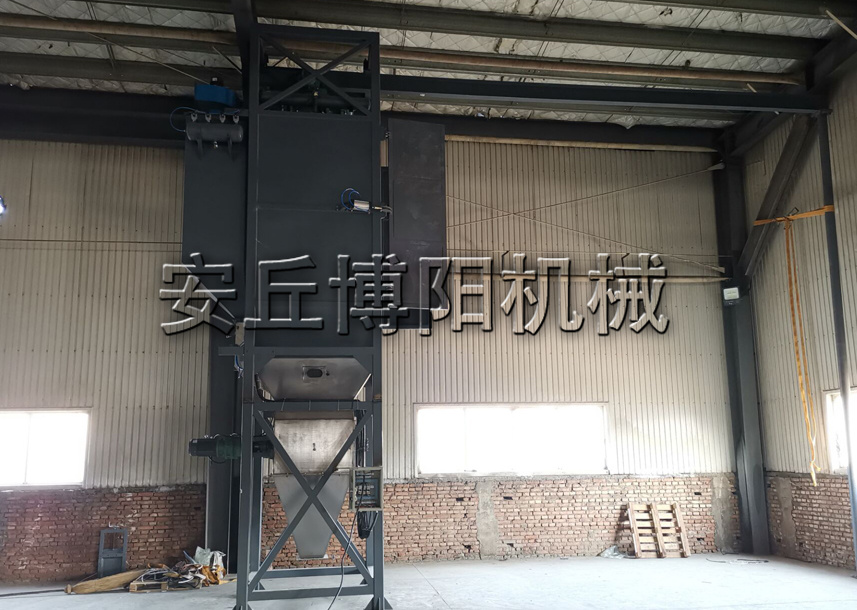 安丘博陽機械脫硫粉噸袋拆包機如何進行拆包卸料作業(yè)？