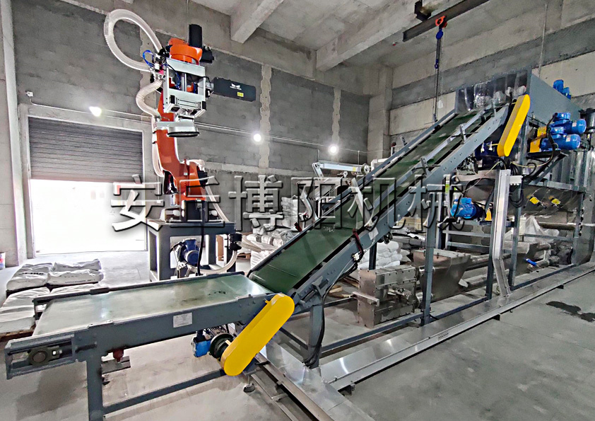 輕鈣粉全自動(dòng)拆袋機(jī)的工作流程你了解嗎？