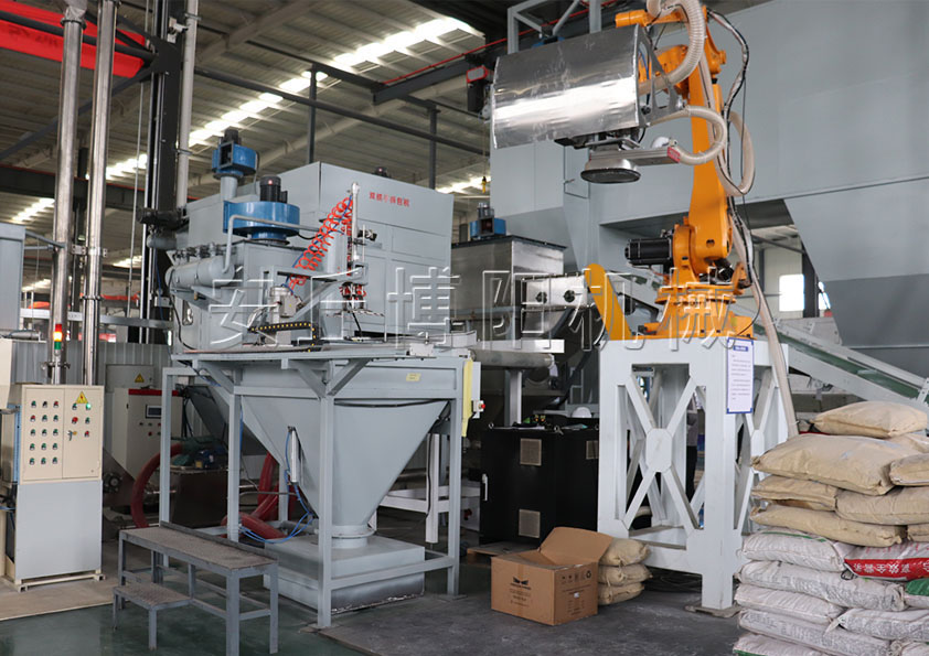 塑料顆粒自動拆包機械手 全自動拆包機器人的產(chǎn)品特點