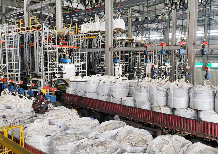 粗硫酸鎳智能噸袋拆包機(jī) 粉體全自動噸袋拆袋機(jī)優(yōu)勢