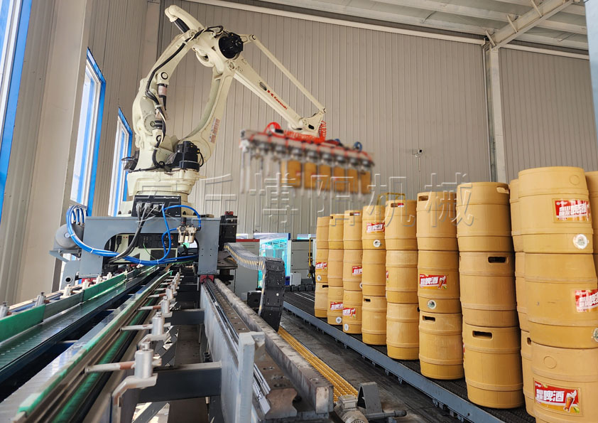 推進(jìn)式自動裝車機(jī)：啤酒桶裝車作業(yè)的智能化革命