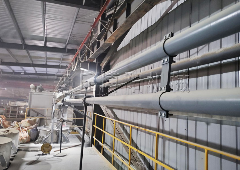 石膏粉管鏈輸送機無塵 管鏈式輸送機性能特點