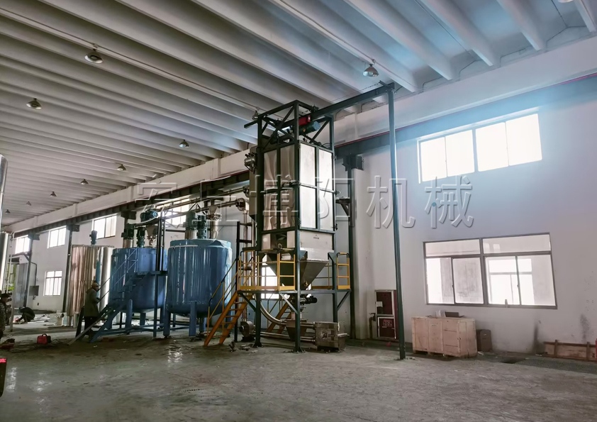 氧化鎂噸袋拆包投料站 無(wú)塵粉料噸包拆包機(jī)客戶(hù)現(xiàn)場(chǎng)